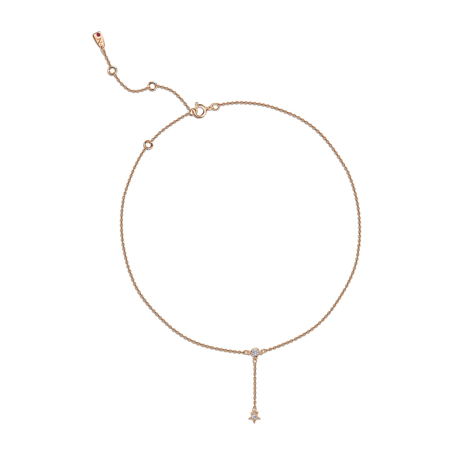 Star Anklet Rose Gold
