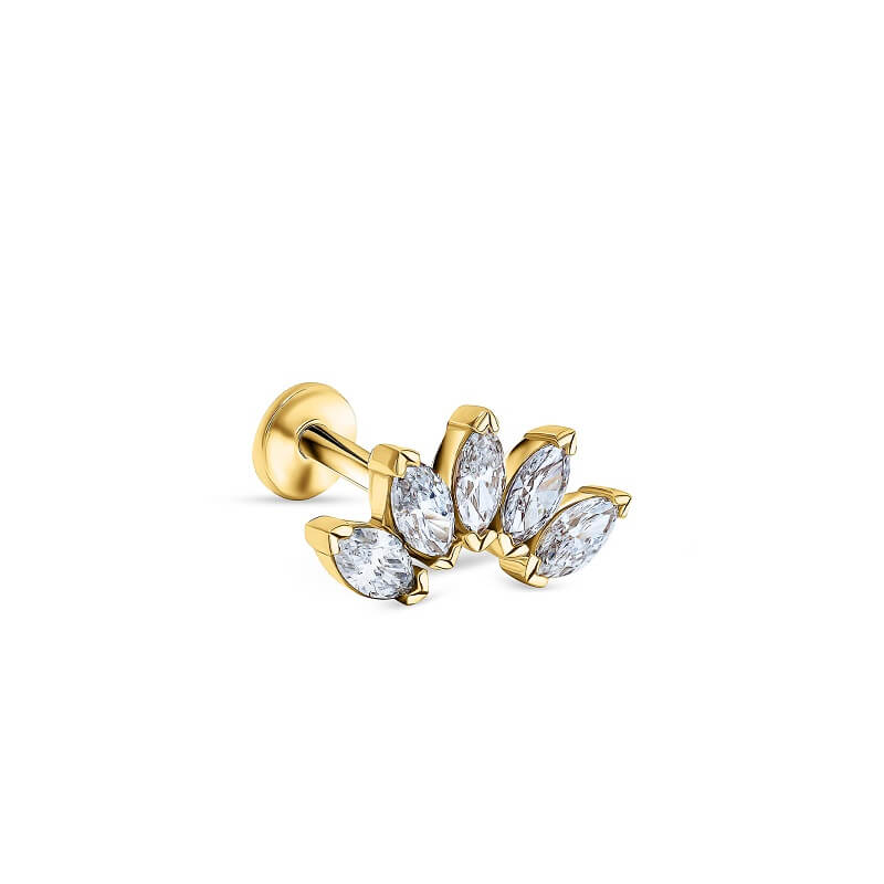 Small 5 Marquise Fan
