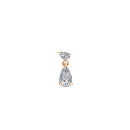Pear Droplet Stud