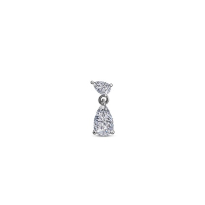 Pear Droplet Stud