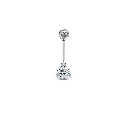 Round Prong Belly Ring