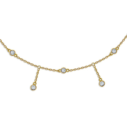 Drops Anklet Yellow Gold