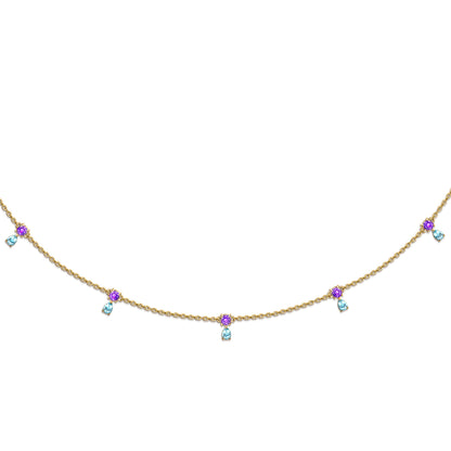 The Drops Choker Yellow Gold