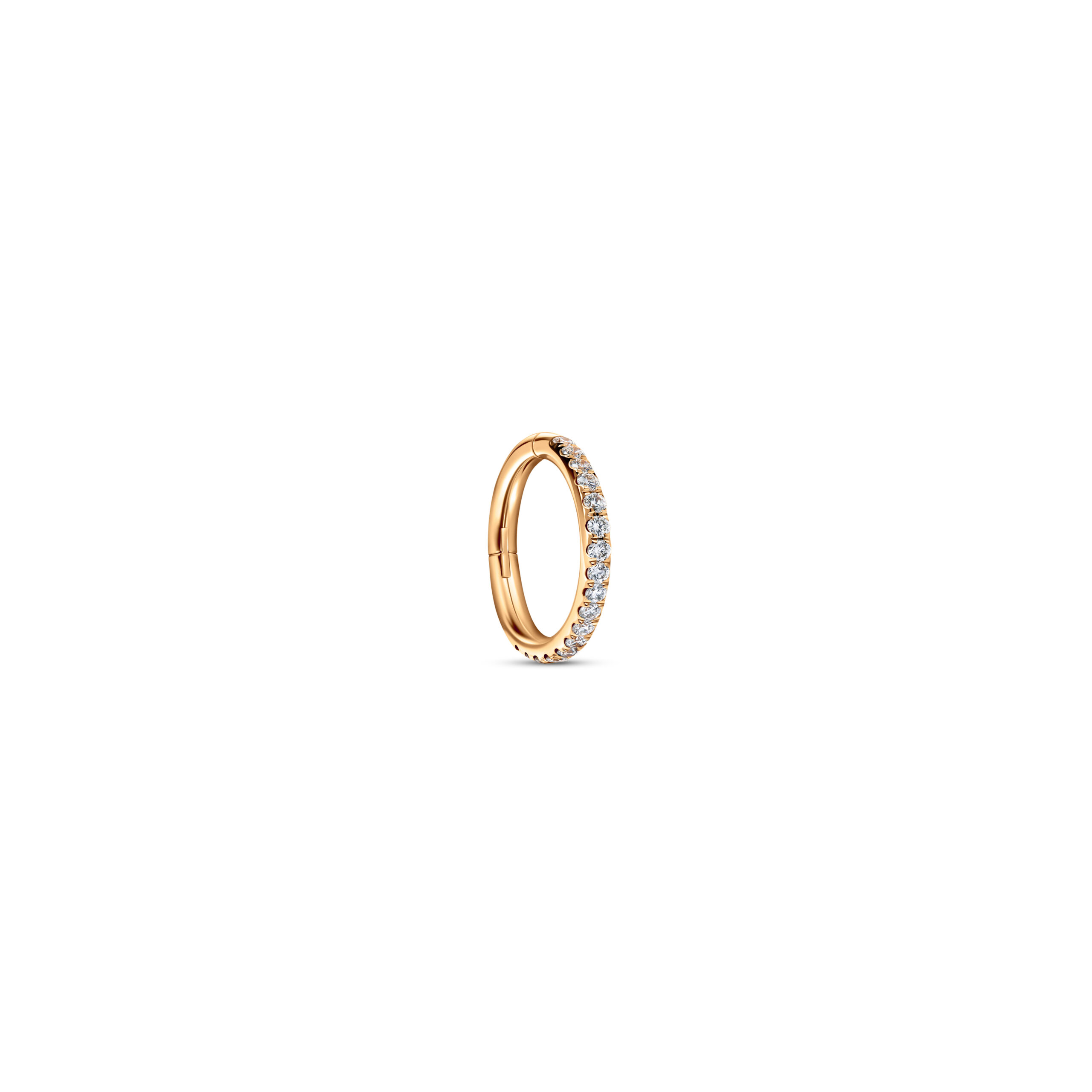 4mm Thin Eternity Ring Rose Gold