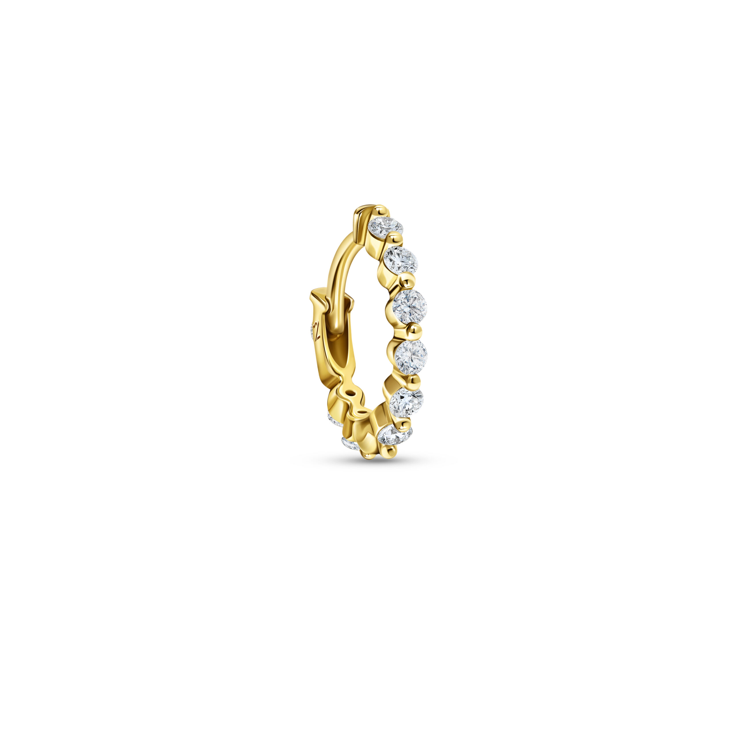 8mm Chanel Ring Yellow Gold