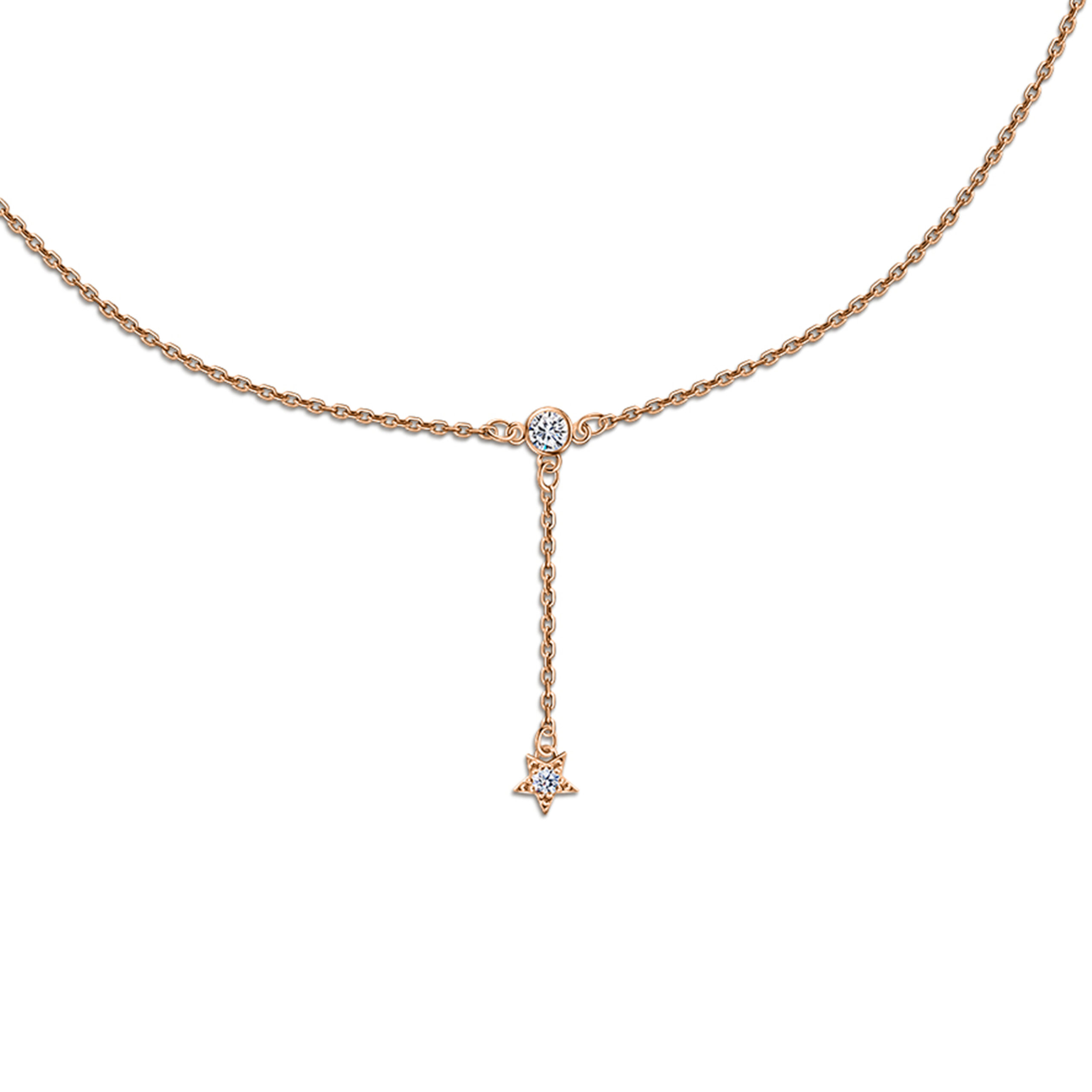 Star Anklet Rose Gold