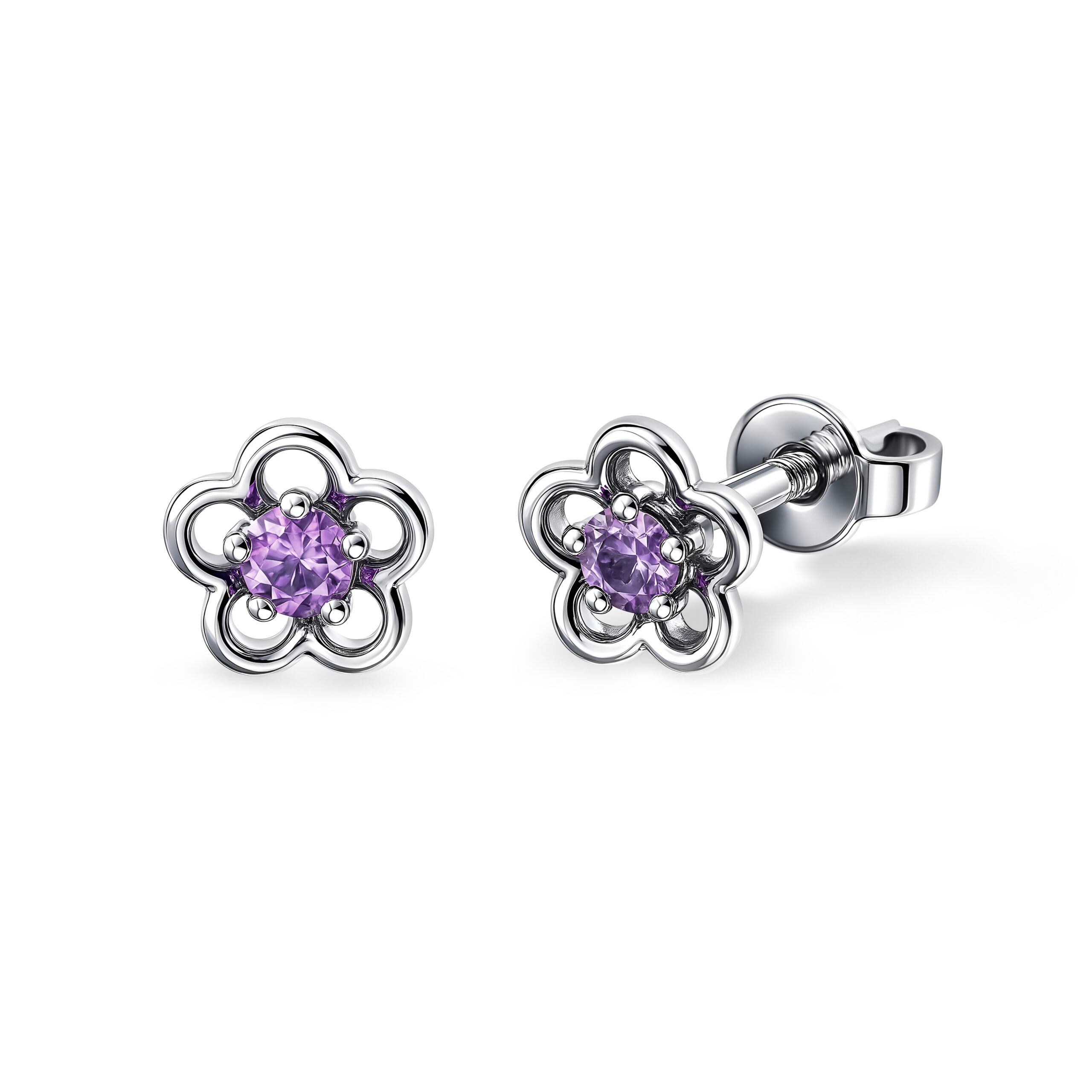Daisy Douce White Gold Pink Sapphire